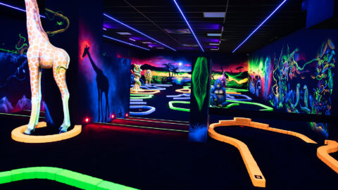 Indoor neon golf - Total Experience